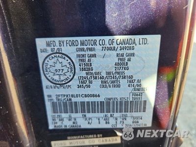 Zdjęcie 12 z 12 samochodu: 2001 FORD F150 VIN:2FTPX18L01CB00866 - miniatura