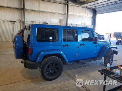 Trzecie zdjęcie samochodu z tyłu: 2014 JEEP WRANGLER UNLIMITED SAHARA VIN:1C4HJWEG9EL254093 - miniatura