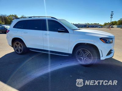 Czwarte zdjęcie samochodu z boku: 2021 MERCEDES-BENZ GLS 580 4MATIC VIN:4JGFF8GE6MA379932 - miniatura