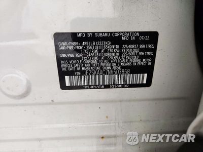 Zdjęcie 13 z 13 samochodu: 2022 SUBARU FORESTER VIN:JF2SKAAC7NH503858 - miniatura