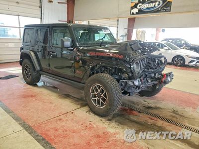 Czwarte zdjęcie samochodu z boku: 2026 JEEP WRANGLER RUBICON VIN:1C4PJXFG4TW300974 - miniatura