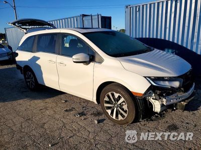 Czwarte zdjęcie samochodu z boku: 2026 HONDA ODYSSEY EXL VIN:5FNRL6H69TB021686 - miniatura