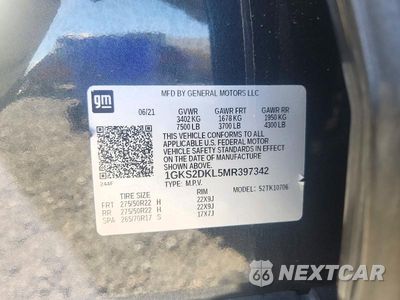 Zdjęcie 13 z 13 samochodu: 2021 GMC YUKON DENALI VIN:1GKS2DKL5MR397342 - miniatura