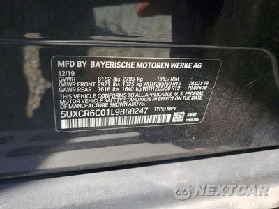 Zdjęcie 14 z 14 samochodu: 2020 BMW X5 XDRIVE40I VIN:5UXCR6C01L9B68247 - miniatura