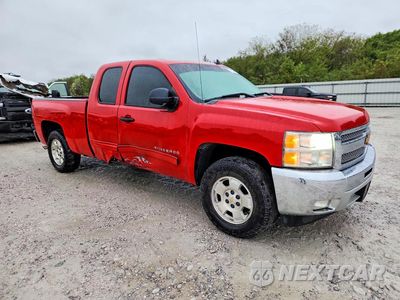 Czwarte zdjęcie samochodu z boku: 2012 CHEVROLET SILVERADO C1500 LT VIN:1GCRCSE0XCZ101226 - miniatura
