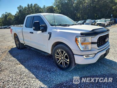 Czwarte zdjęcie samochodu z boku: 2022 FORD F150 SUPER CAB VIN:1FTEX1CP5NKD61378 - miniatura