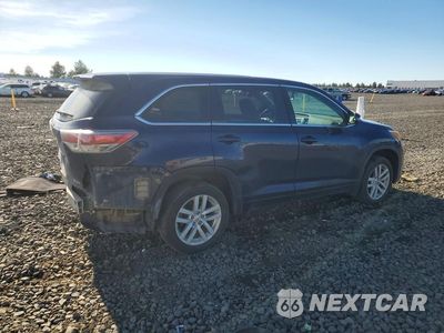 Trzecie zdjęcie samochodu z tyłu: 2014 TOYOTA HIGHLANDER LE VIN:5TDBKRFH4ES005985 - miniatura