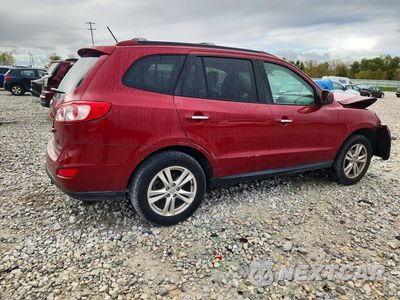 Trzecie zdjęcie samochodu z tyłu: 2012 HYUNDAI SANTA FE LIMITED VIN:5XYZK4AG8CG112449 - miniatura