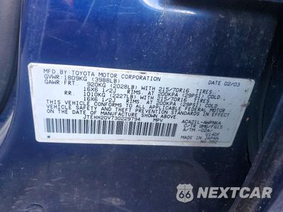 Zdjęcie 13 z 13 samochodu: 2003 TOYOTA RAV4 BASE VIN:JTEHH20V730229794 - miniatura