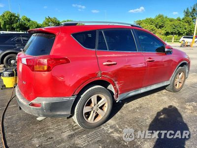 Trzecie zdjęcie samochodu z tyłu: 2014 TOYOTA RAV4 XLE VIN:2T3WFREVXEW100448 - miniatura