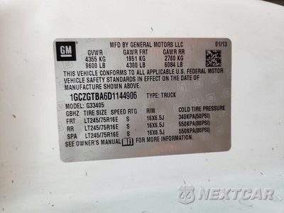 Zdjęcie 13 z 13 samochodu: 2013 CHEVROLET EXPRESS G3500 VIN:1GCZGTBA6D1144906 - miniatura