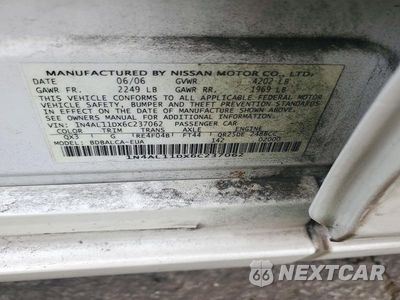 Zdjęcie 12 z 12 samochodu: 2006 NISSAN ALTIMA 2.5 VIN:1N4AL11DX6C237062 - miniatura