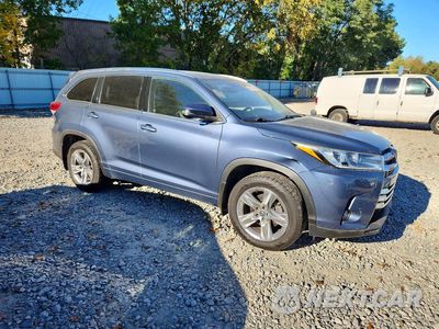 Czwarte zdjęcie samochodu z boku: 2018 TOYOTA HIGHLANDER LIMITED VIN:5TDDZRFH9JS487674 - miniatura