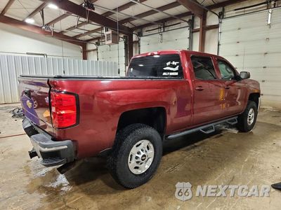 Trzecie zdjęcie samochodu z tyłu: 2015 CHEVROLET SILVERADO K2500 HEAVY DUTY LT VIN:1GC1KVEG2FF502371 - miniatura