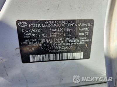 Zdjęcie 12 z 12 samochodu: 2016 HYUNDAI SONATA SPORT VIN:5NPE34AF6GH353685 - miniatura