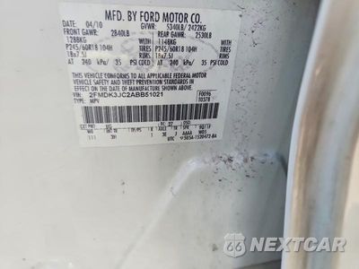 Zdjęcie 13 z 13 samochodu: 2010 FORD EDGE SEL VIN:2FMDK3JC2ABB51021 - miniatura