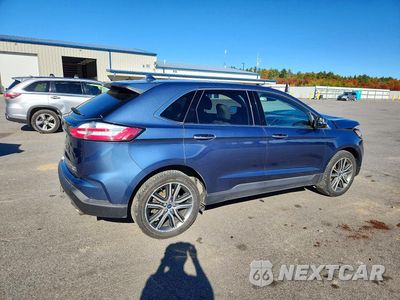 Trzecie zdjęcie samochodu z tyłu: 2019 FORD EDGE TITANIUM VIN:2FMPK4K98KBB87366 - miniatura