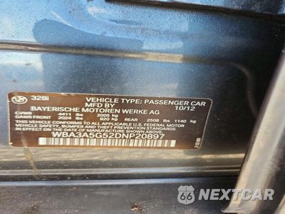 Zdjęcie 12 z 12 samochodu: 2013 BMW 328 I VIN:WBA3A5G52DNP20897 - miniatura