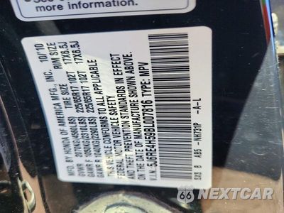 Zdjęcie 13 z 13 samochodu: 2011 HONDA CR-V EX VIN:5J6RE4H59BL007816 - miniatura