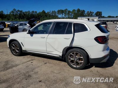 Drugie zdjęcie samochodu z przodu: 2022 BMW X3 XDRIVE30I VIN:5UX53DP03N9K58430 - miniatura