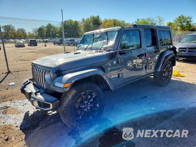 2021 JEEP WRANGLER UNLIMITED SAHARA 4XE 1C4JJXP65MW642866 - główne zdjęcie licytacji z USA - miniatura