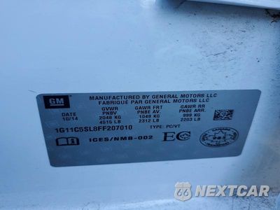 Zdjęcie 12 z 12 samochodu: 2015 CHEVROLET MALIBU 1LT VIN:1G11C5SL8FF207010 - miniatura