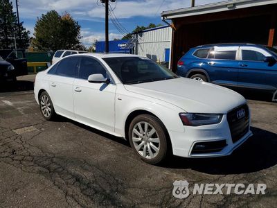 Czwarte zdjęcie samochodu z boku: 2015 AUDI A4 PREMIUM VIN:WAUBFAFL4FN043196 - miniatura