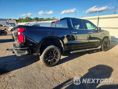 Trzecie zdjęcie samochodu z tyłu: 2021 CHEVROLET SILVERADO K1500 HIGH COUNTRY VIN:3GCUYHEL2MG141794 - miniatura