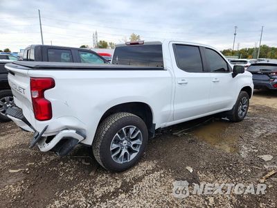 Trzecie zdjęcie samochodu z tyłu: 2023 CHEVROLET SILVERADO K1500 RST VIN:2GCUDEED7P1119922 - miniatura