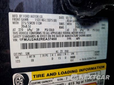 Zdjęcie 14 z 14 samochodu: 2024 FORD EXPEDITION LIMITED VIN:1FMJU2A82REA37460 - miniatura