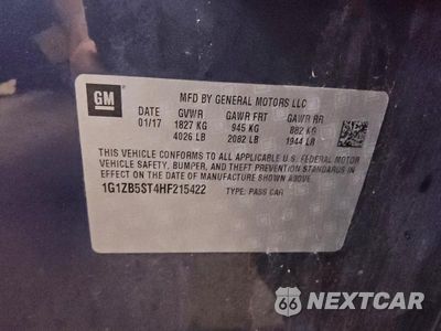 Zdjęcie 12 z 12 samochodu: 2017 CHEVROLET MALIBU LS VIN:1G1ZB5ST4HF215422 - miniatura