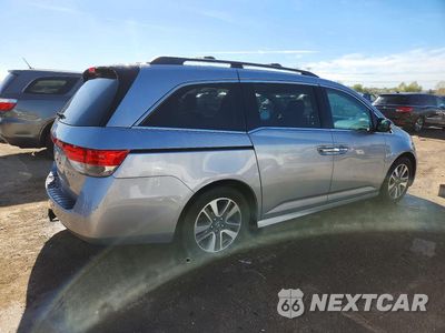 Trzecie zdjęcie samochodu z tyłu: 2016 HONDA ODYSSEY TOURING VIN:5FNRL5H91GB121436 - miniatura