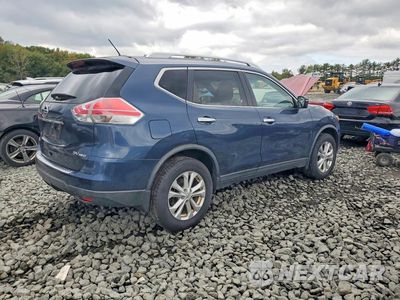 Trzecie zdjęcie samochodu z tyłu: 2015 NISSAN ROGUE VIN:KNMAT2MV2FP553813 - miniatura