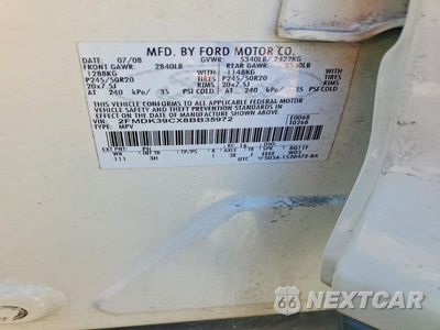 Zdjęcie 13 z 13 samochodu: 2008 FORD EDGE LIMITED VIN:2FMDK39CX8BB35972 - miniatura