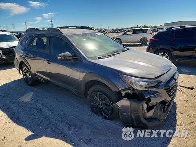 Czwarte zdjęcie samochodu z boku: 2024 SUBARU OUTBACK ONYX EDITION VIN:4S4BTALC9R3256821 - miniatura