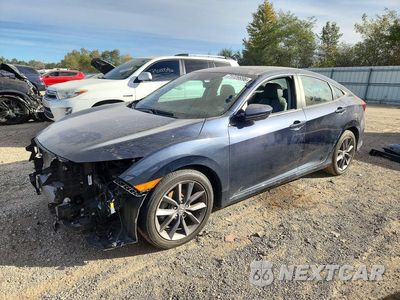 2021 HONDA CIVIC EXL 19XFC1F74ME001046 - główne zdjęcie licytacji z USA - miniatura
