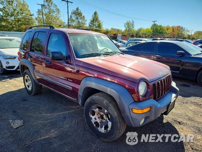 Czwarte zdjęcie samochodu z boku: 2003 JEEP LIBERTY SPORT VIN:1J4GL48K03W607336 - miniatura