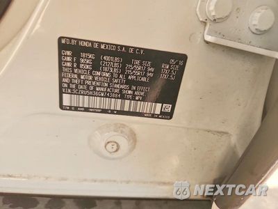 Zdjęcie 13 z 13 samochodu: 2016 HONDA HR-V LX VIN:3CZRU5H36GM743884 - miniatura