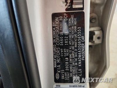 Zdjęcie 12 z 12 samochodu: 2016 KIA RIO LX VIN:KNADM4A30G6565553 - miniatura