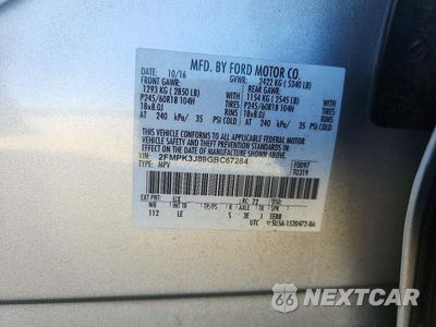 Zdjęcie 13 z 13 samochodu: 2016 FORD EDGE SEL VIN:2FMPK3J89GBC67284 - miniatura