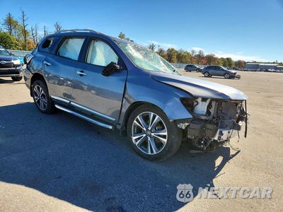 Czwarte zdjęcie samochodu z boku: 2019 NISSAN PATHFINDER PLATINUM VIN:5N1DR2MMXKC628385 - miniatura