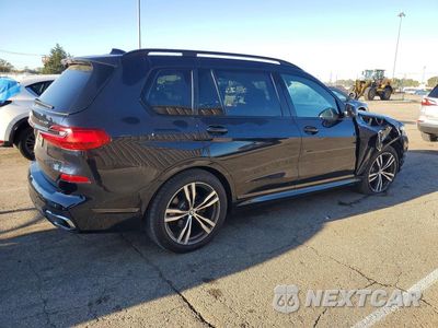 Trzecie zdjęcie samochodu z tyłu: 2019 BMW X7 XDRIVE40I VIN:5UXCW2C55KL081625 - miniatura