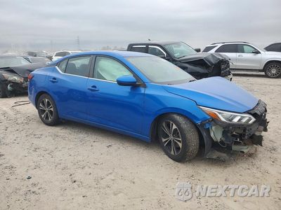 Czwarte zdjęcie samochodu z boku: 2022 NISSAN SENTRA SV VIN:3N1AB8CV7NY269164 - miniatura