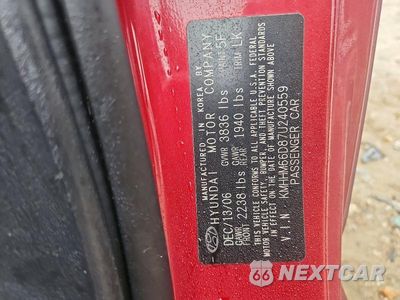 Zdjęcie 12 z 12 samochodu: 2007 HYUNDAI TIBURON GS VIN:KMHHM66D87U240559 - miniatura