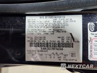 Zdjęcie 13 z 13 samochodu: 2011 LINCOLN MKZ VIN:3LNHL2GC3BR766566 - miniatura