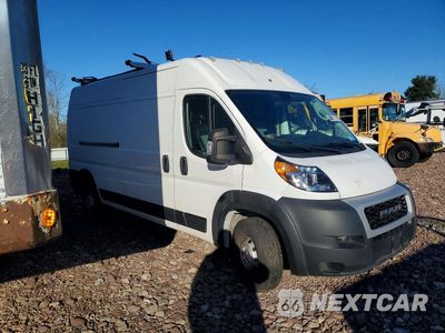 Czwarte zdjęcie samochodu z boku: 2021 RAM PROMASTER 2500 2500 HIGH VIN:3C6LRVDG7ME528064 - miniatura