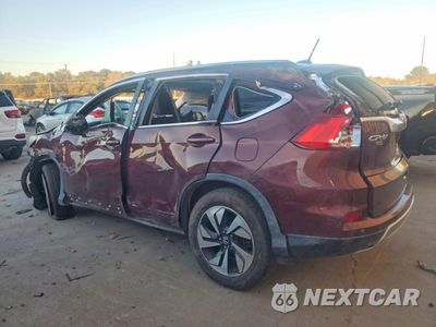 Drugie zdjęcie samochodu z przodu: 2016 HONDA CR-V TOURING VIN:5J6RM4H96GL015448 - miniatura