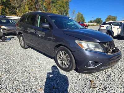 Czwarte zdjęcie samochodu z boku: 2013 NISSAN PATHFINDER S VIN:5N1AR2MM2DC686898 - miniatura