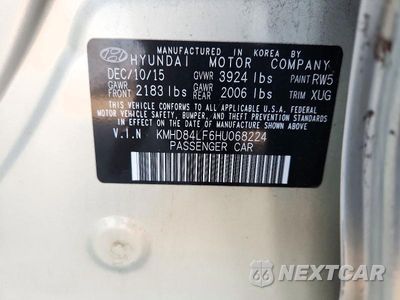 Zdjęcie 12 z 12 samochodu: 2017 HYUNDAI ELANTRA SE VIN:KMHD84LF6HU068224 - miniatura