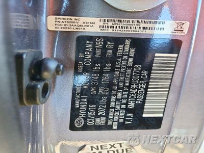Zdjęcie 12 z 12 samochodu: 2017 HYUNDAI VELOSTER BASE VIN:KMHTC6AD9HU307708 - miniatura